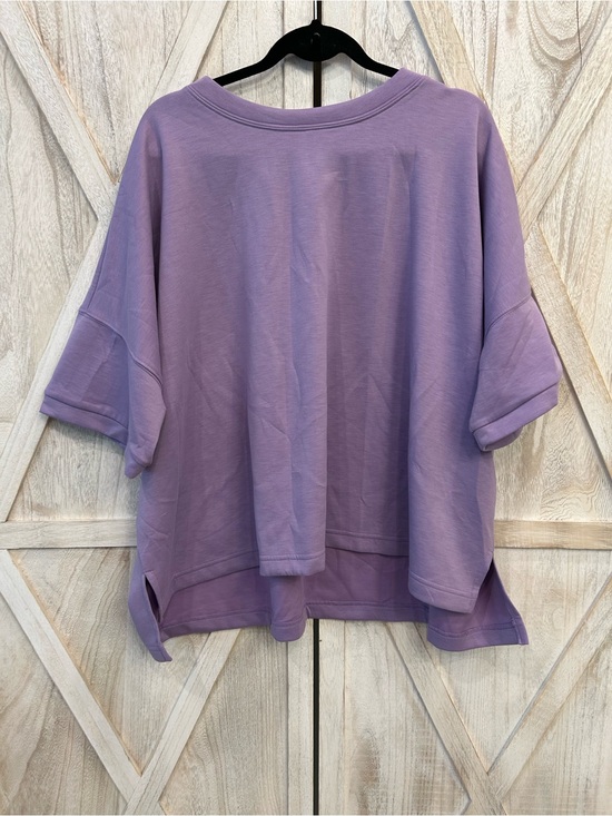 Zenana Outfitters Tops - Zenana Outfitters Relaxed Lavender Boxy Top